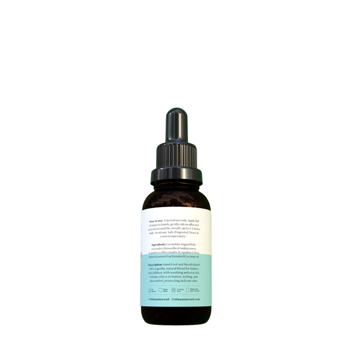 Hand, Foot & Mouth Relief Oil — packaging